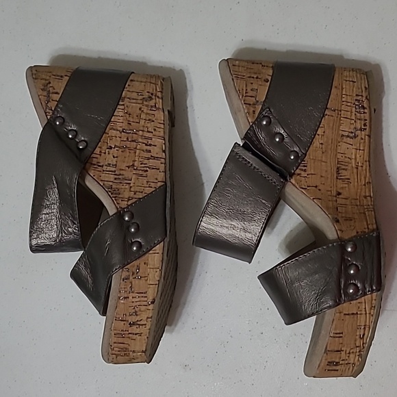 Very Volatile pewter wedges size 10 - Picture 2 of 11